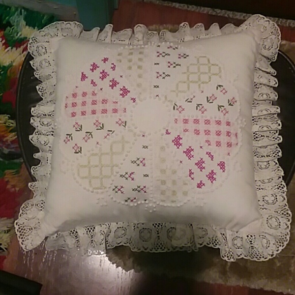 Embroidered Pillow - Picture 1 of 2